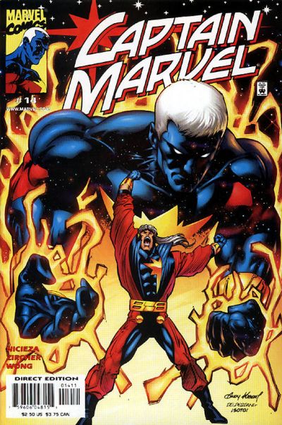 Cover for Captain Marvel (Marvel, 2000 series) #14 [Direct Edition]