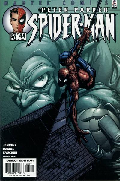 Cover for Peter Parker: Spider-Man (Marvel, 1999 series) #44 (142) [Direct Edition]