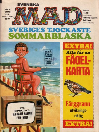 Cover for Mad (Williams Förlags AB, 1960 series) #6/1971
