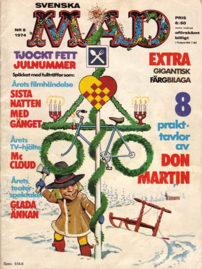 Cover for Mad (Williams Förlags AB, 1960 series) #8/1974