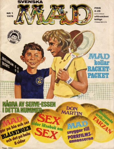 Cover for Mad (Williams Förlags AB, 1960 series) #1/1975
