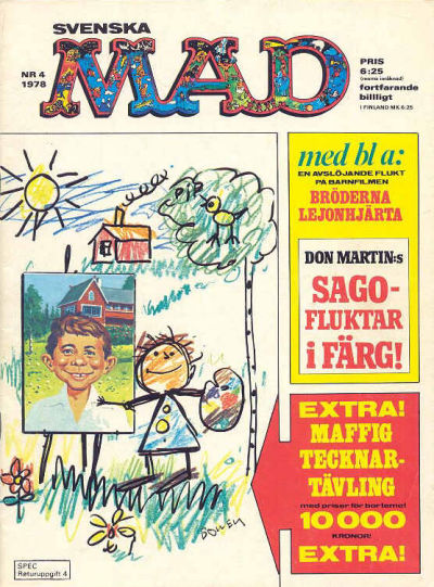 Cover for MAD (Semic, 1976 series) #4/1978