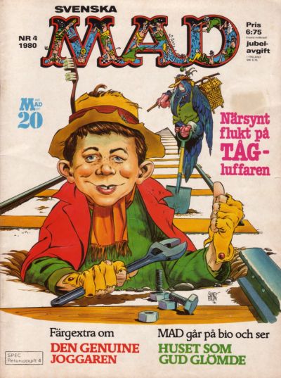 Cover for MAD (Semic, 1976 series) #4/1980