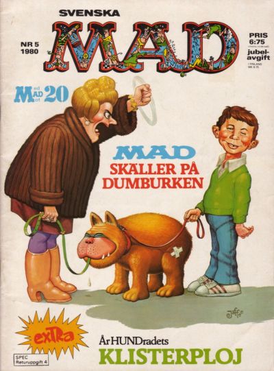 Cover for MAD (Semic, 1976 series) #5/1980