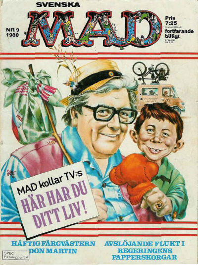 Cover for MAD (Semic, 1976 series) #9/1980