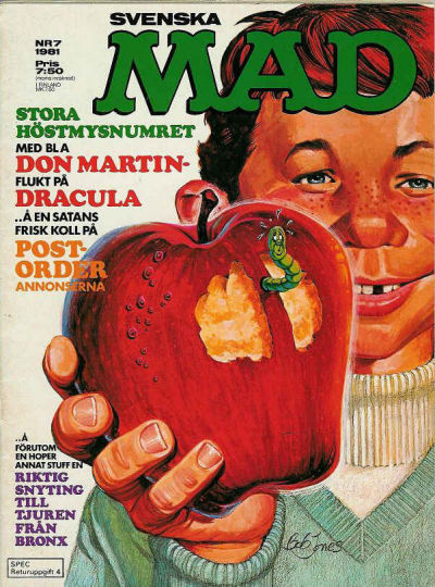 Cover for MAD (Semic, 1976 series) #7/1981