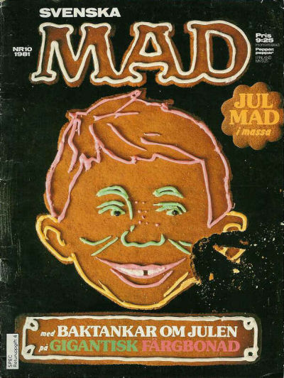 Cover for MAD (Semic, 1976 series) #10/1981