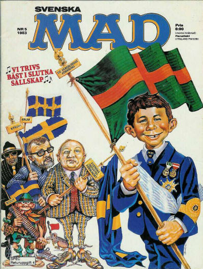 Cover for MAD (Semic, 1976 series) #5/1983