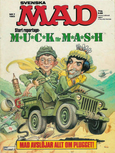 Cover for MAD (Semic, 1976 series) #7/1983
