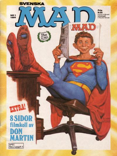 Cover for MAD (Semic, 1976 series) #1/1984