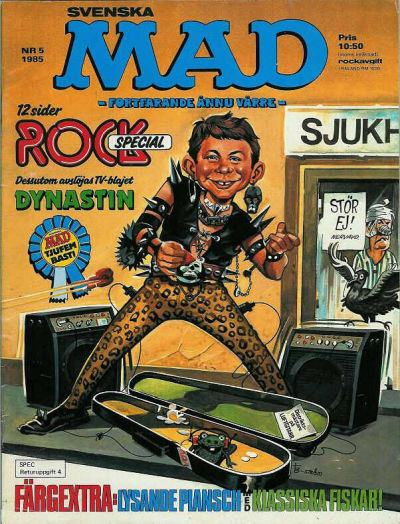 Cover for MAD (Semic, 1976 series) #5/1985