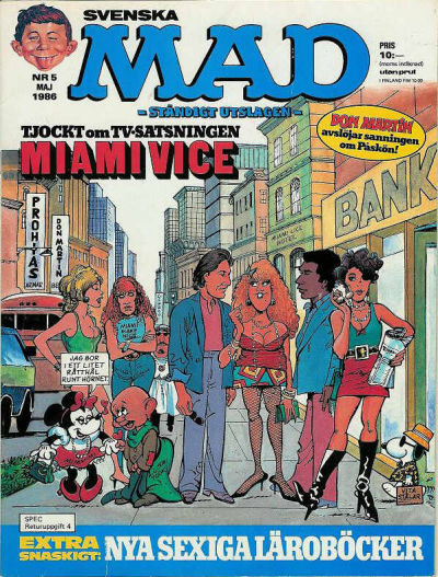 Cover for MAD (Semic, 1976 series) #5/1986