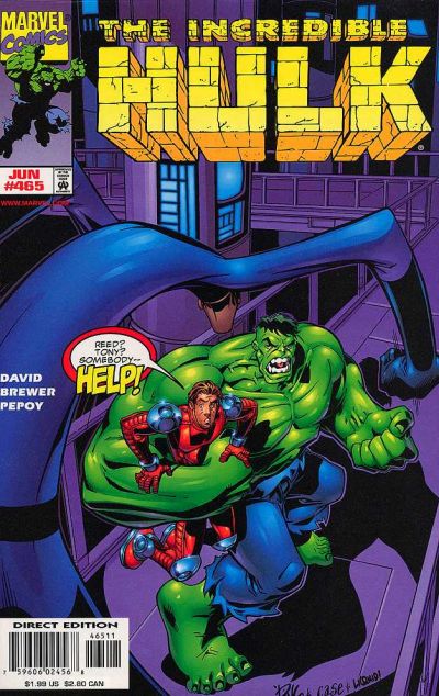 Cover for The Incredible Hulk (Marvel, 1968 series) #465 [Direct Edition]