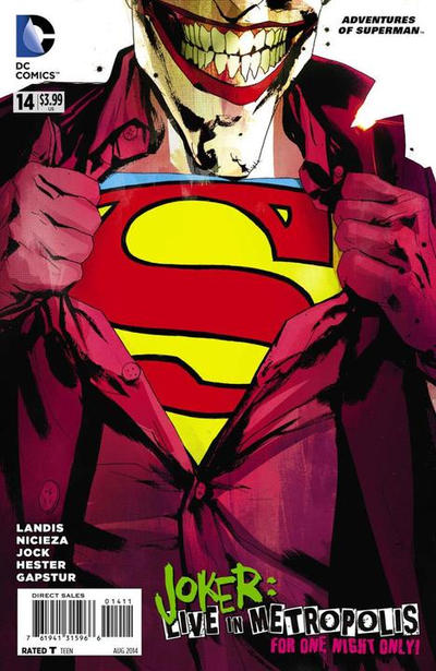 Cover for Adventures of Superman (DC, 2013 series) #14