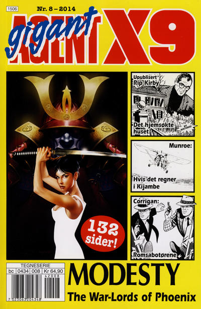 Cover for Agent X9 (Hjemmet / Egmont, 1998 series) #8/2014