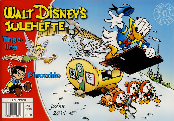 Cover for Walt Disney's julehefte (Hjemmet / Egmont, 2002 series) #2014 [Bokhandelutgave]