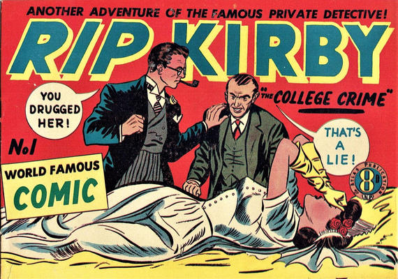 Cover for Rip Kirby (Atlas, 1951 series) #1