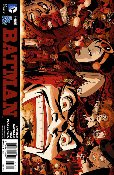 Cover for Batman (DC, 2011 series) #37 [Darwyn Cooke Cover]