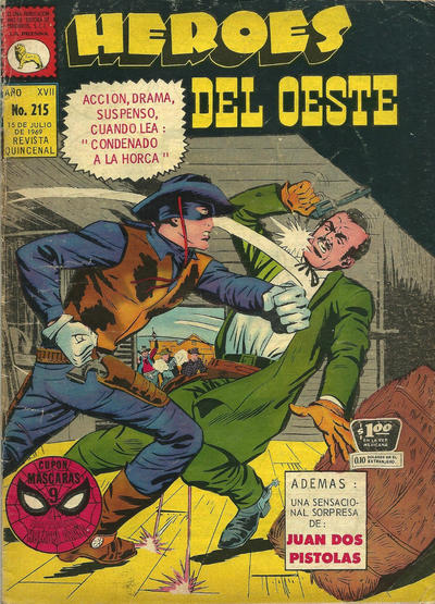 Cover for Héroes del Oeste (Editora de Periódicos, S. C. L. "La Prensa", 1952 series) #215