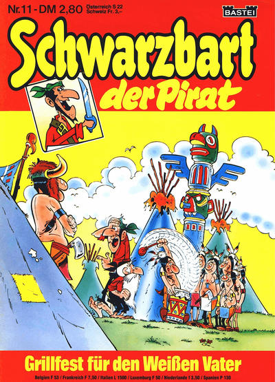 Cover for Schwarzbart der Pirat (Bastei Verlag, 1980 series) #11