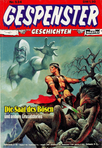 Cover for Gespenster Geschichten (Bastei Verlag, 1974 series) #534
