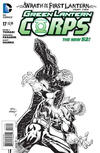 Cover for Green Lantern Corps (DC, 2011 series) #17 [Andy Kubert Black & White Cover]