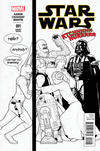 Cover for Star Wars (Marvel, 2015 series) #1 [John Tyler Christopher Humorous Black and White Variant]