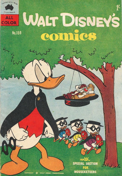 Cover for Walt Disney's Comics (W. G. Publications; Wogan Publications, 1946 series) #159