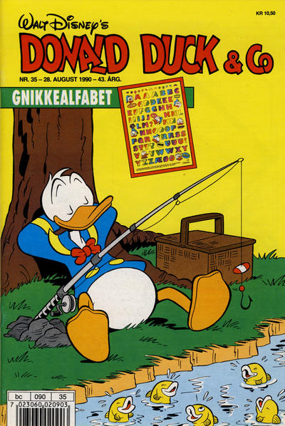 Cover for Donald Duck & Co (Hjemmet / Egmont, 1948 series) #35/1990