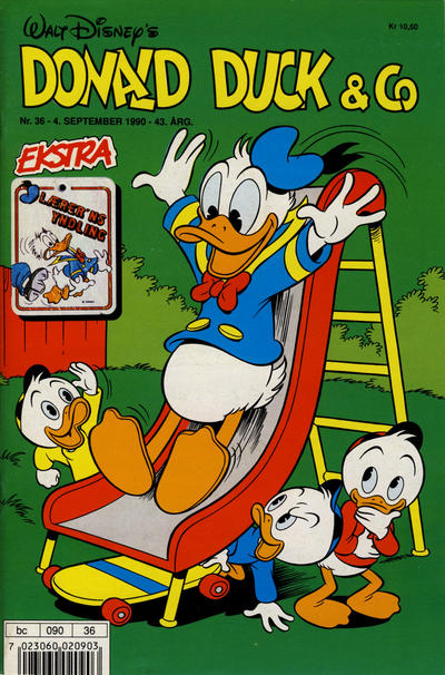 Cover for Donald Duck & Co (Hjemmet / Egmont, 1948 series) #36/1990