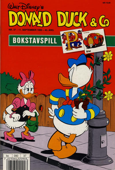 Cover for Donald Duck & Co (Hjemmet / Egmont, 1948 series) #37/1990