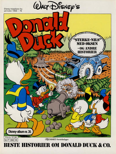 Cover for Walt Disney's Beste Historier om Donald Duck & Co [Disney-Album] (Hjemmet / Egmont, 1978 series) #35 - "Sterke-Nils" med øksen og andre historier