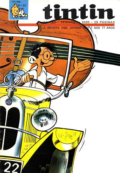 Cover for Tintin (Editorial Ibis, Lda. / Livraria Bertrand S.A.R.L., 1968 series) #v1#37