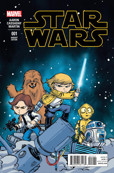 Cover for Star Wars (Marvel, 2015 series) #1 [Skottie Young Babies Variant]