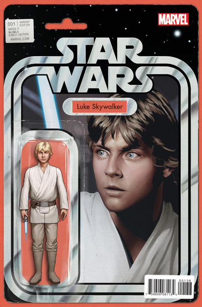 Cover for Star Wars (Marvel, 2015 series) #1 [John Tyler Christopher Action Figure Variant (Luke Skywalker)]