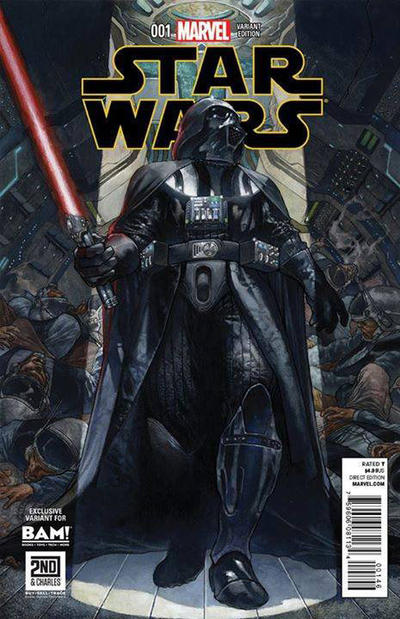 Cover for Star Wars (Marvel, 2015 series) #1 [BAM! Books A Million Exclusive Simone Bianchi Variant]