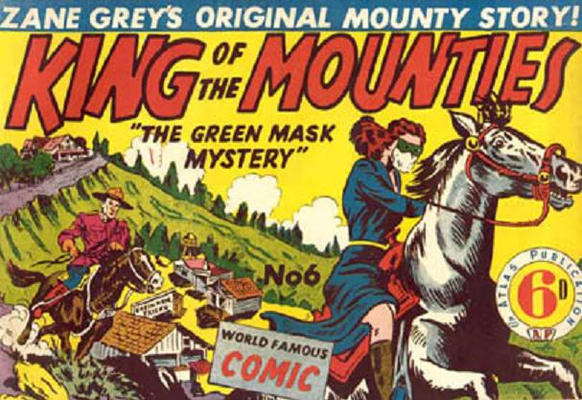 Cover for King of the Mounties (Atlas, 1948 series) #6