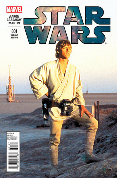 Cover for Star Wars (Marvel, 2015 series) #1 [Luke Skywalker Movie Variant]