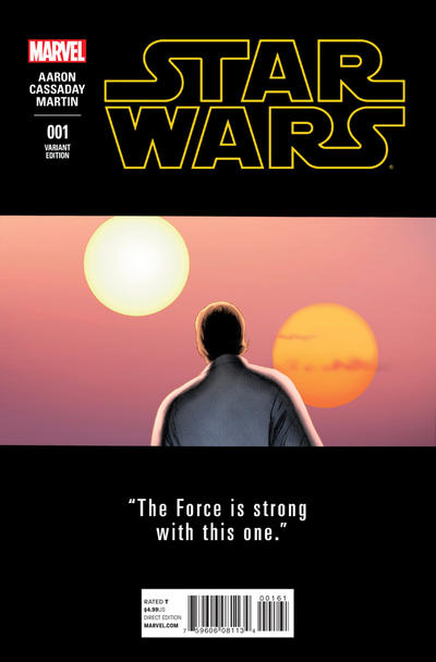 Cover for Star Wars (Marvel, 2015 series) #1 [John Cassaday Teaser Variant]