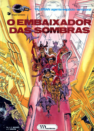 Cover for Valérian, agente espácio-temporal (Meribérica, 1980 series) #6 - O Embaixador das Sombras