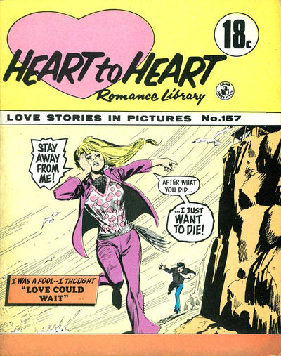 Cover for Heart to Heart Romance Library (K. G. Murray, 1958 series) #157
