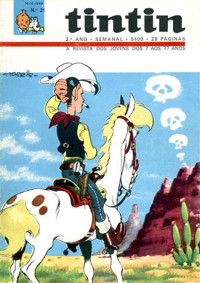Cover for Tintin (Editorial Ibis, Lda. / Livraria Bertrand S.A.R.L., 1968 series) #v2#21