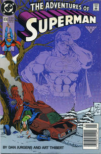 Cover for Adventures of Superman (DC, 1987 series) #474 [Newsstand]