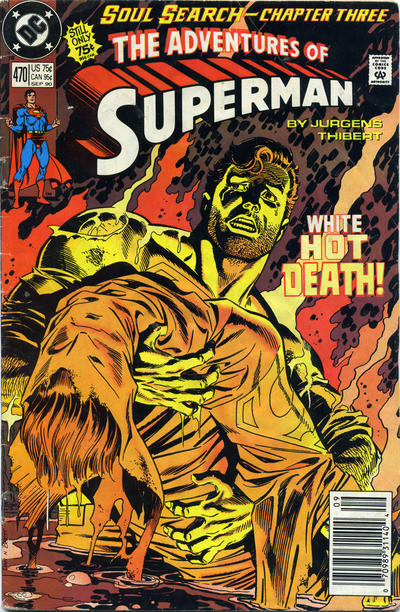 Cover for Adventures of Superman (DC, 1987 series) #470 [Newsstand]