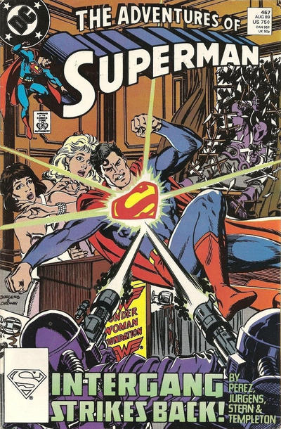 Cover for Adventures of Superman (DC, 1987 series) #457 [Direct]