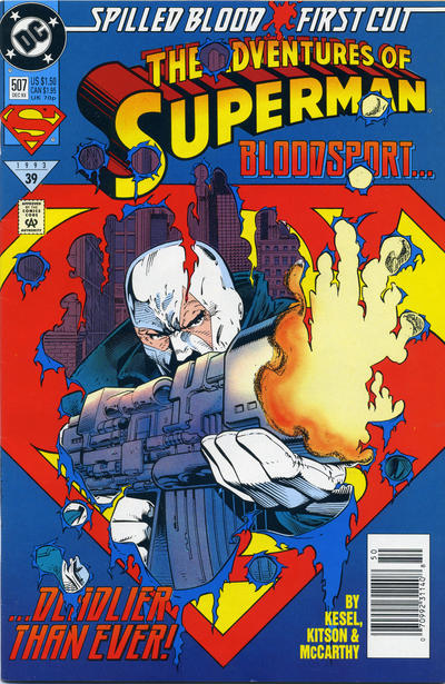 Cover for Adventures of Superman (DC, 1987 series) #507 [Newsstand]
