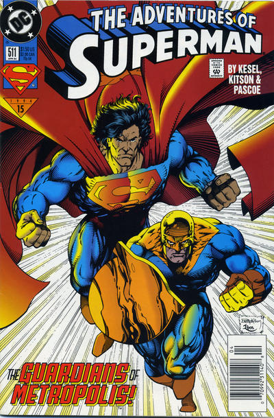 Cover for Adventures of Superman (DC, 1987 series) #511 [Newsstand]