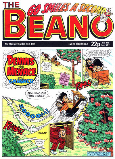 Cover for The Beano (D.C. Thomson, 1950 series) #2462