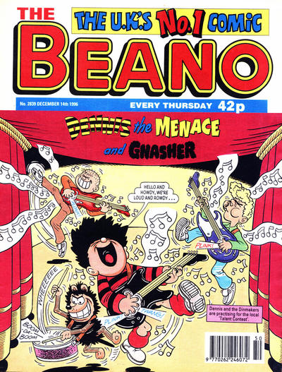 Cover for The Beano (D.C. Thomson, 1950 series) #2839