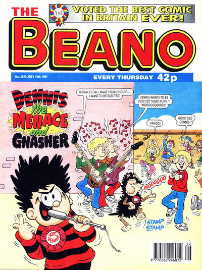 Cover for The Beano (D.C. Thomson, 1950 series) #2870